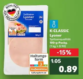 Kaufland K-CLASSIC Lyoner tilbud