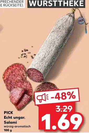 Kaufland PICK Echt ungar. Salami tilbud