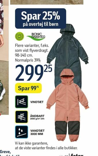 Overtøj til børn