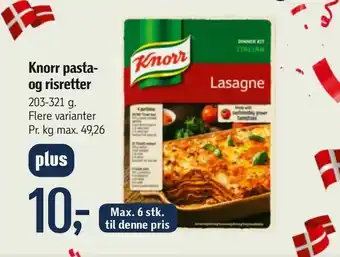 Føtex Knorr pasta og risretter tilbud