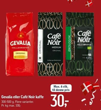 Føtex Gevalia eller Café Noir kaffe tilbud