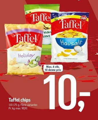 Føtex Taffel chips tilbud