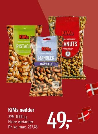 Føtex KiMs nødder tilbud