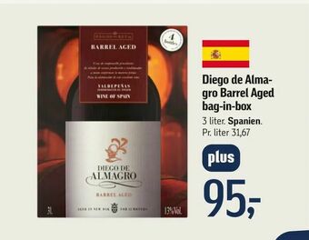 Diego de Alma gro Barrel Aged bag-in-box