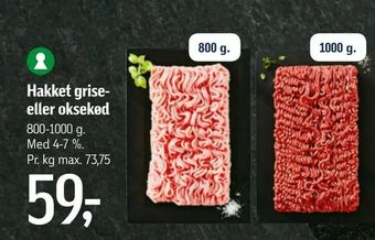 Føtex Hakket grise- eller oksekød tilbud