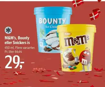 Føtex M&M's, Bounty eller Snickers is tilbud
