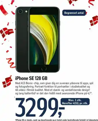 Føtex iPhone SE 128 GB tilbud