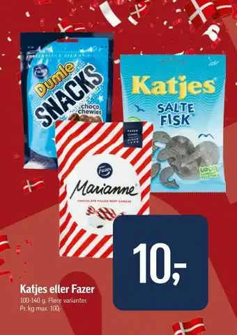 Føtex Katjes eller Fazer tilbud