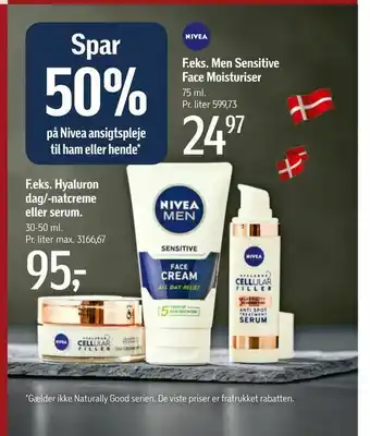 Føtex Hyaluron dag/-natcreme eller serum tilbud