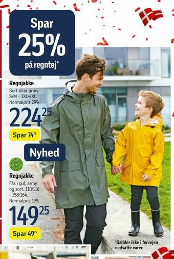 Føtex Regnjakke tilbud