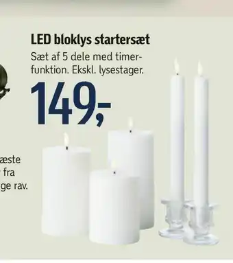 Føtex LED bloklys startersæt tilbud
