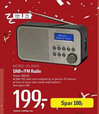 Føtex DAB+/FM Radio tilbud