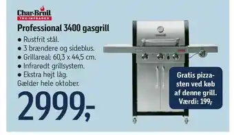 Føtex Professional 3400 gasgrill tilbud