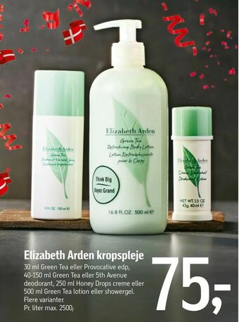 Føtex Elizabeth Arden kropspleje tilbud