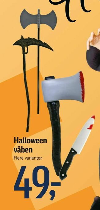 Føtex Halloween våben tilbud
