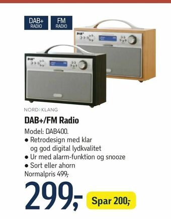 Føtex DAB+/FM Radio tilbud