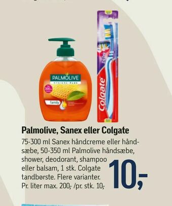 Føtex Palmolive, Sanex eller Colgate tilbud