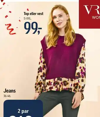 Føtex Top eller vest tilbud