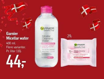 Føtex Garnier Micellar water tilbud