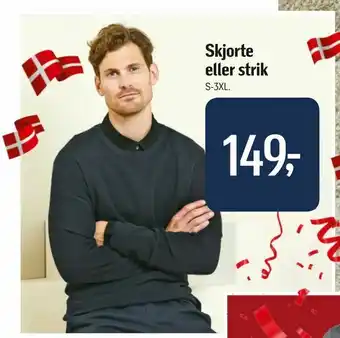 Føtex Skjorte eller strik tilbud