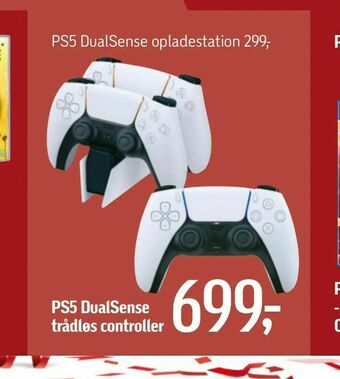 Føtex PS5 DualSense trådløs controller tilbud