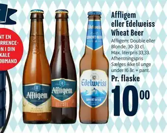 Affligem eller Edelweiss Wheat Beer