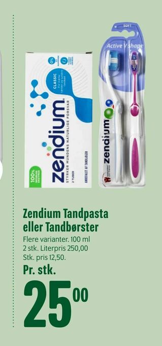 Min Købmand Zendium Tandpasta eller Tandbørster tilbud
