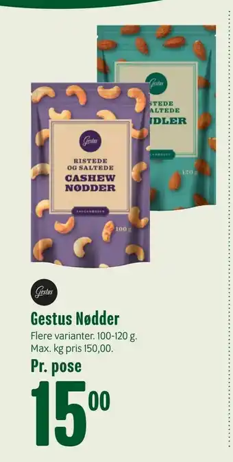 Min Købmand Gestus Nødder tilbud