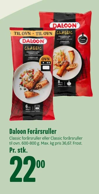 Min Købmand Daloon Forårsruller tilbud
