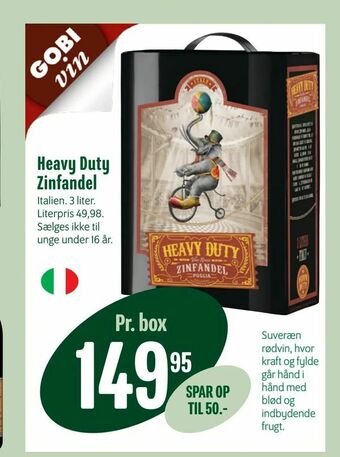 Min Købmand Heavy Duty Zinfandel tilbud