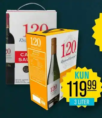 Priss Bib rødvin 3 liter 120 tilbud
