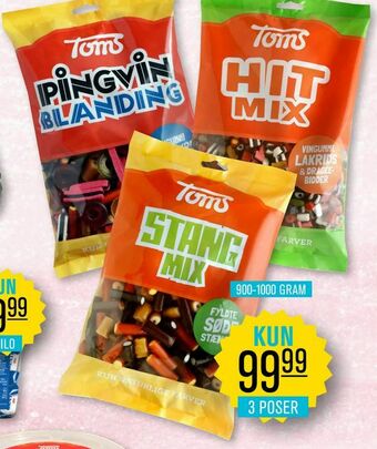 Priss Toms blanding mix mix tilbud