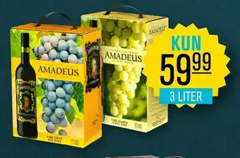 Bib rødvin hvidvin 3 liter amadeus