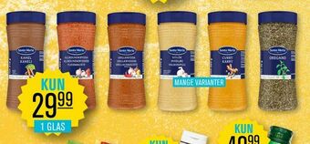 Santa maria krydderi kanel oregano karry