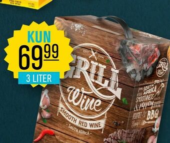 Bib rødvin 3 liter grill wine