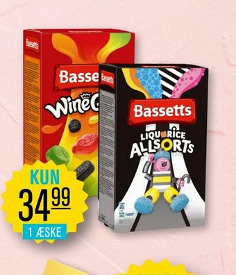 Priss Bassetts engelsk vingummi lakrids tilbud