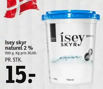 SPAR Isey skyr naturel 2 % tilbud