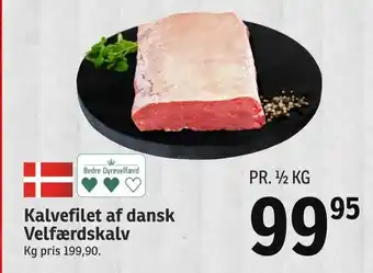 SPAR Kalvefilet af dansk Velfærdskalv tilbud
