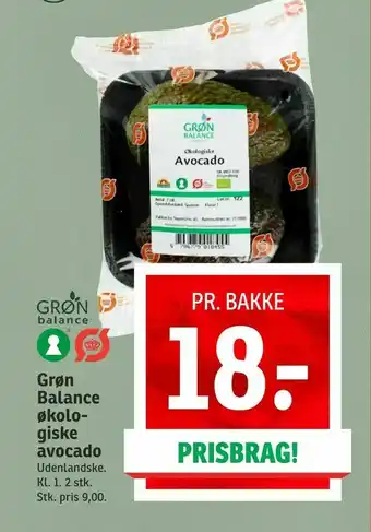 SPAR Grøn Balance økolo giske avocado tilbud