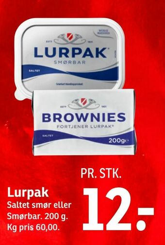 SPAR Lurpak tilbud