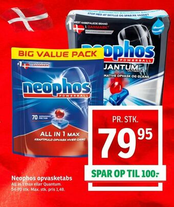 SPAR Neophos opvasketabs tilbud