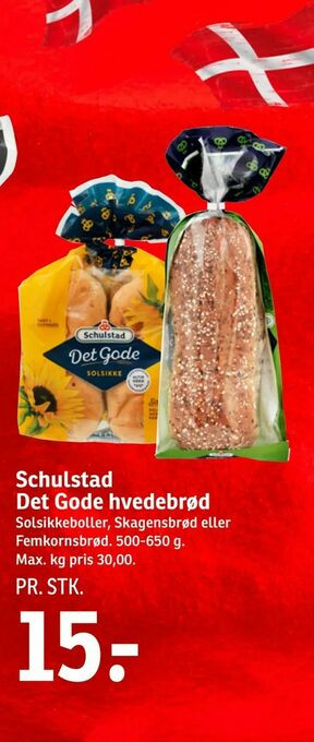 SPAR Schulstad Det Gode hvedebrød tilbud
