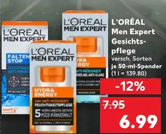 Kaufland L'ORÉAL Men Expert Gesichts- pflege tilbud
