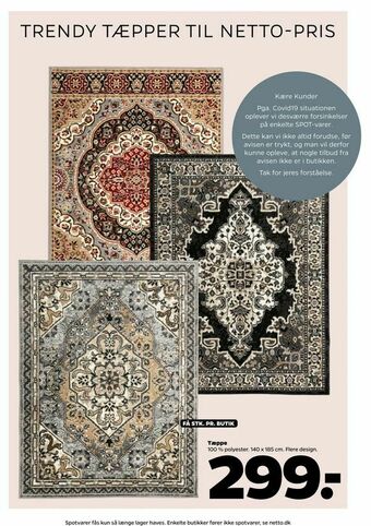 Netto Tæppe tilbud