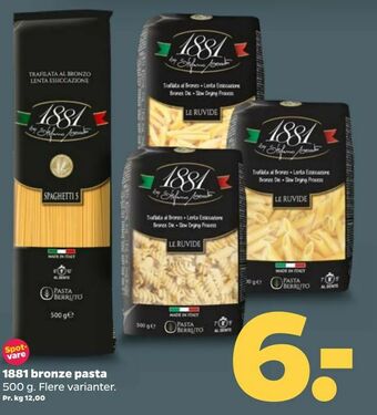 Netto 1881 bronze pasta tilbud