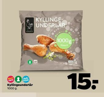 Netto Kyllingeunderlår tilbud