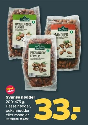 Netto Svansø nødder tilbud