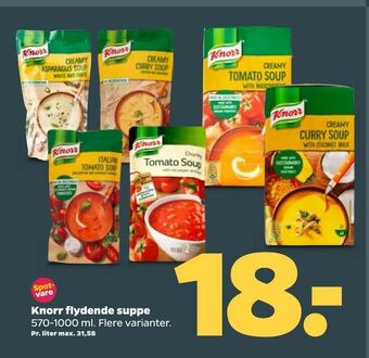 Netto Knorr flydende suppe tilbud
