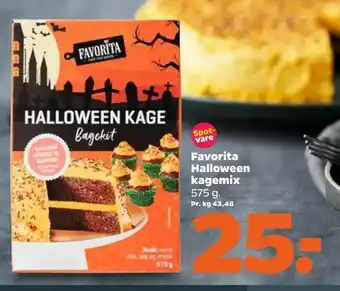 Netto Favorita Halloween kagemix tilbud