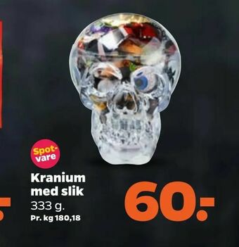 Netto Kranium med slik tilbud